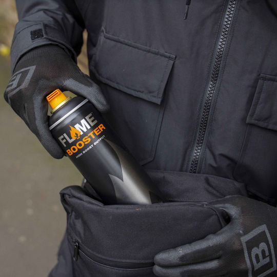 Flame Paint Σπρέι Βαφής FB Ακρυλικό Thick Black B-901 500ml