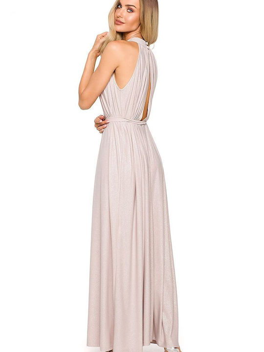 MOE Maxi Dress for Wedding / Baptism Beige