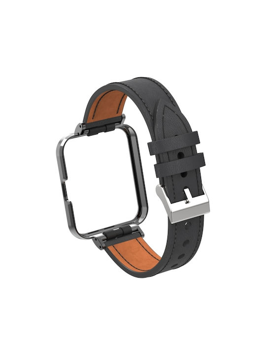 Armband Leder Schwarz (Mi Watch Lite) EDA003502501D