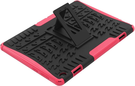 Tire Texture Back Cover Ανθεκτική Ροζ (Lenovo Tab M10 10.1")