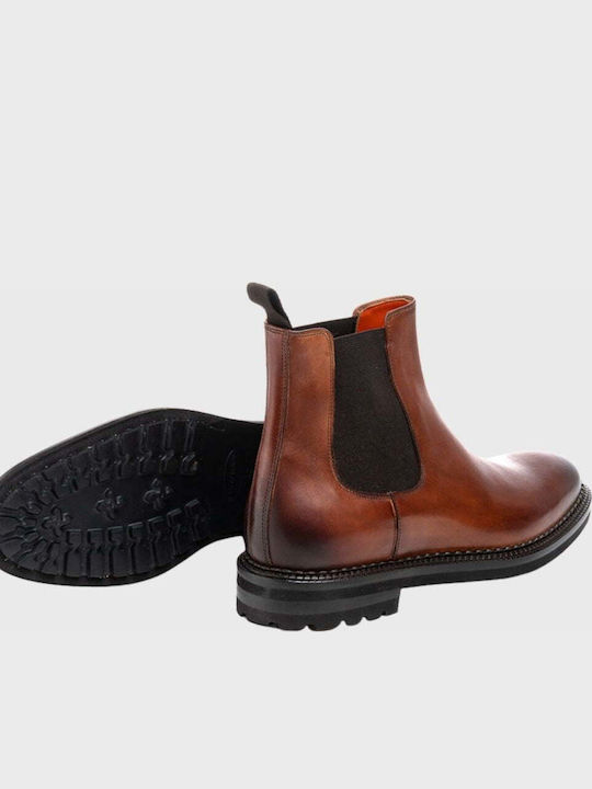 010630R Leather Chelsea Boots Tan 010630R/TAN
