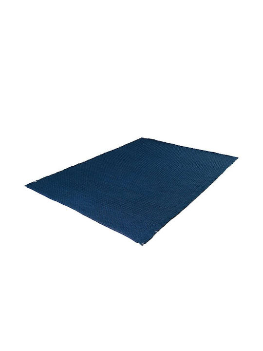 Teppich modern Combo Hand gewebt Blau 1.70m X 2.40m