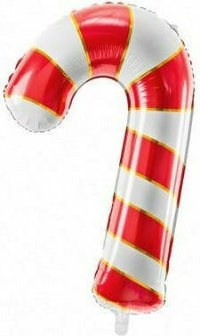 32" Balloon red Candy Cane