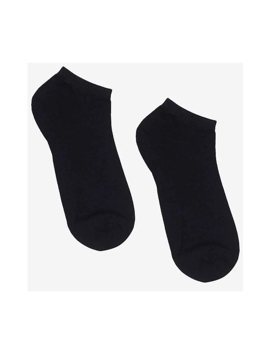 Leandros Men's Ankle Socks Set 12 Pairs Black