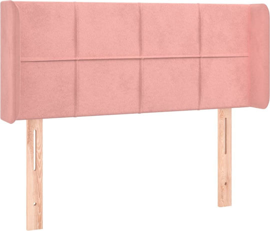 vidaXL Stoff Kopfstütze für Betten Rosa 83x88cm