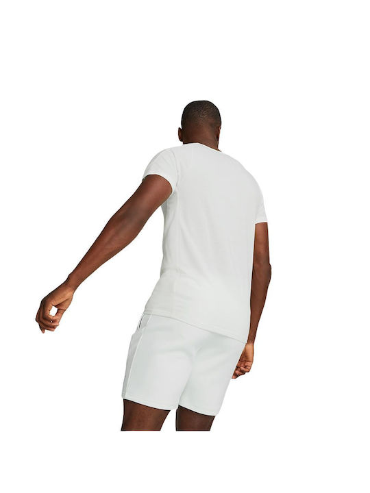 Puma Evostripe Αθλητικό Ανδρικό T-shirt Λευκό Μονόχρωμο
