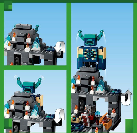 LEGO Minecraft The Deep Dark Battle για 8+ Ετών 584τμχ