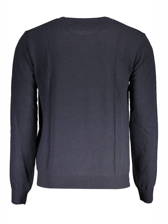 La Martina Herren Langarm-Pullover Marineblau