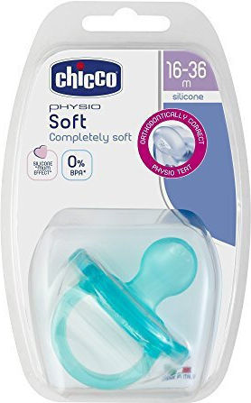 Chicco Physio Soft Πιπίλα Σιλικόνης Turquoise για 4+ μηνών