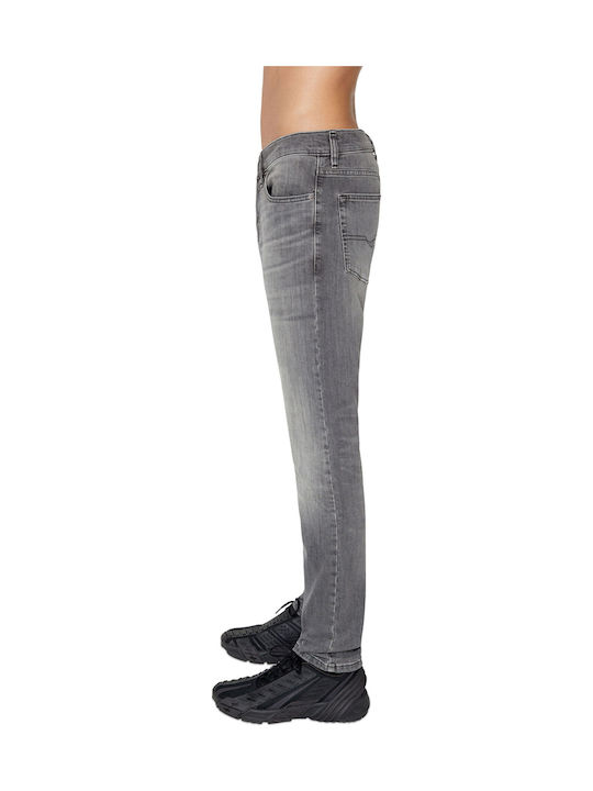 D-Luster Men's Jeans Pants Elastic with Slim Fit Gray