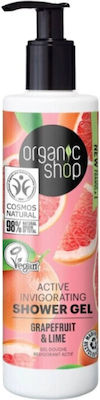 Natura Siberica Organic Shop Shower Gel Organic Grapefruit & Lime 280ml