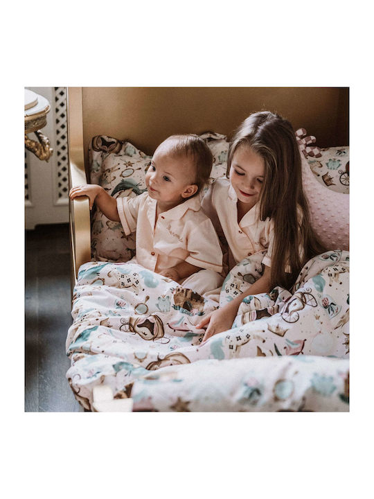 La Millou Blanket Cot Hug Me Velvet Khaki 110x140cm