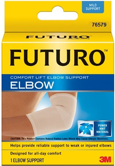 Futuro Comfort Lift Elastic Elbow Brace in Beige color