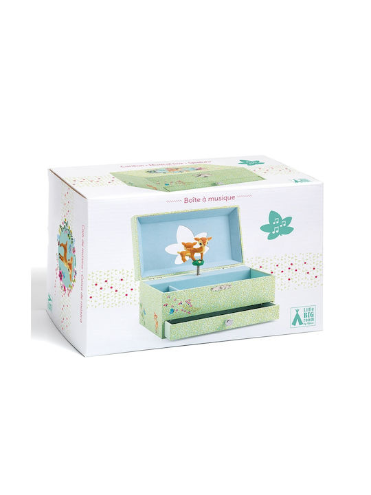 Djeco Wooden Kids Jewelery Box Reindeer