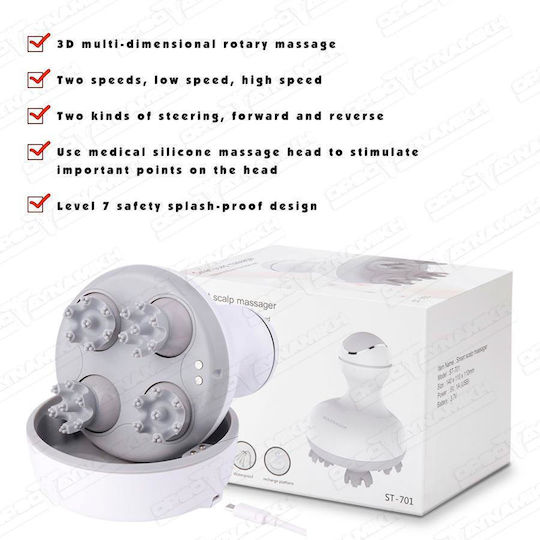 OrthoDynamic Head & Body Massager Massage Device for the Head & the Body with Heating Function