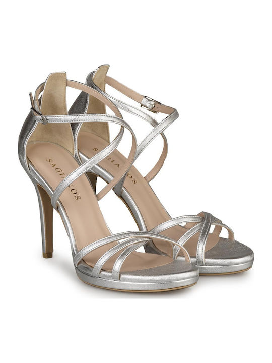 Sandalen Silber