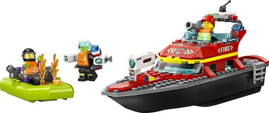 LEGO City Fire Rescue Boat για 5+ Ετών