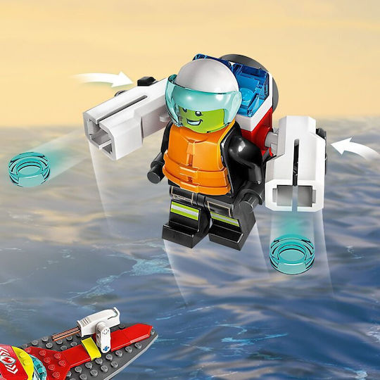 LEGO City Fire Rescue Boat για 5+ Ετών