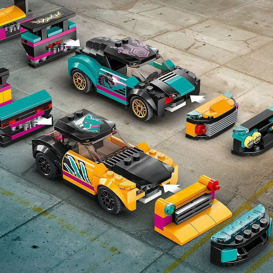 LEGO City Custom Car Garage for 6+ years old Years
