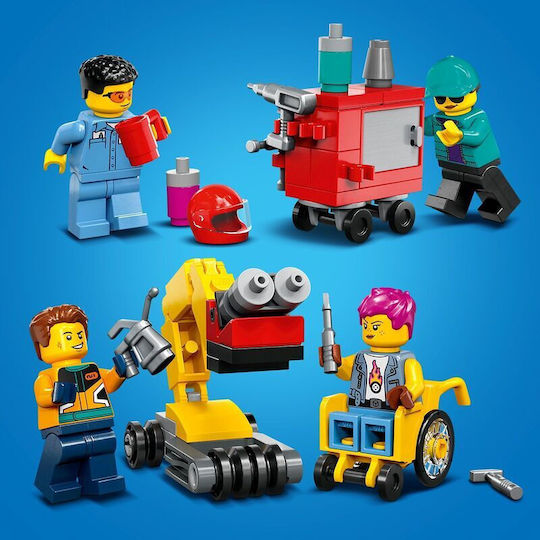 LEGO City Custom Car Garage for 6+ years old Years