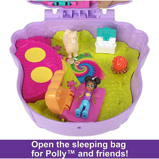 Mattel Camp Adventure Llama Polly Pocket για 4+ Ετών (Διάφορα Σχέδια)