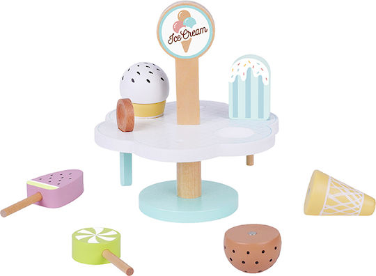 Tooky Toys Σετ Παγωτού από Ξύλο για 3+ Ετών 9τμχ