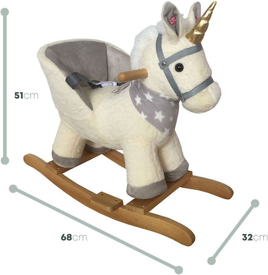FreeOn Schaukelspielzeug Einhorn Rosa