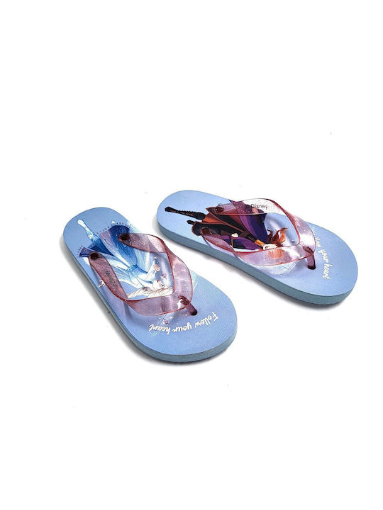 Kids' Flip Flops Frozen Light Blue Disney Frozen Elsa Anna