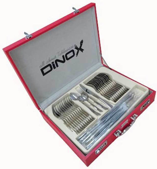 Dinox Α-080 Σετ Μαχαιροπίρουνα 72τμχ με Βαλίτσα