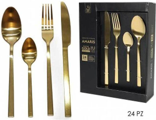 General Trade Set de Tacâmuri Auriu 24buc
