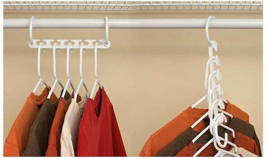 Clothes Hanger White AT100753 8pcs