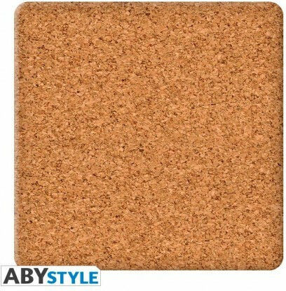 Abysse Cork Multicolour Coasters 9.5x9.5cm 4pcs ABY23902