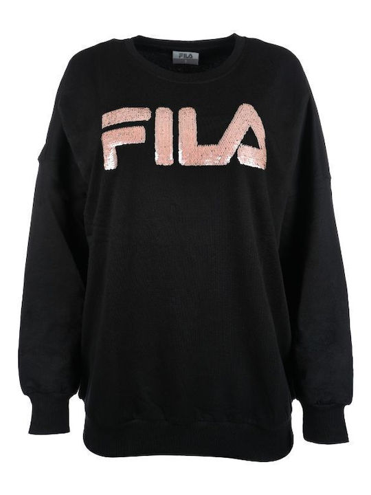 Fila Winter Damen Pyjama-Set Schwarz