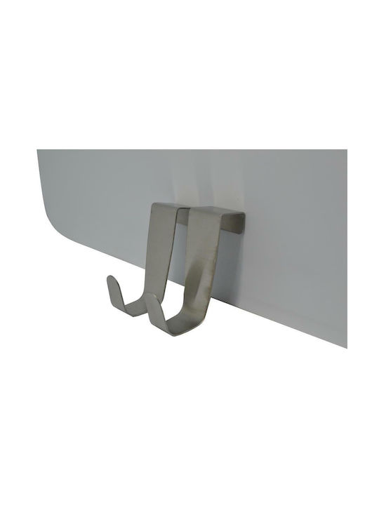 Ankor Door Hook 2 Slots Stainless Steel 6.8x2.2x6.2cm