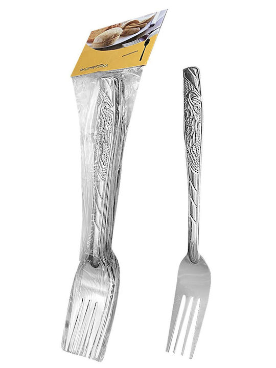 HOMie 80-2034 Set Gabeln Tabelle Silber 20cm 12Stück