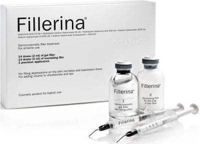 Labo Fillerina Dermo-cosmetic Grade 3 Anti-îmbătrânire Serum Față cu Acid Hialuronic 2x30ml