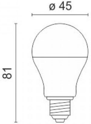 Spot Light Bec LED 7W pentru Soclu E27 și Formă G45 Alb rece 550lm