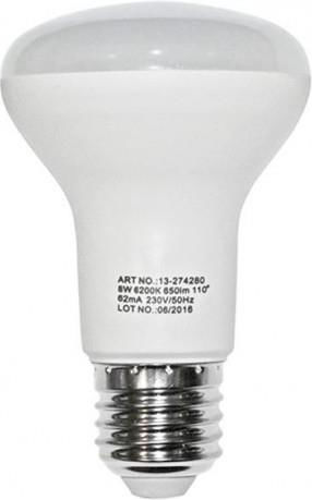 Adeleq LED Bulb 8W for Socket E27 and Shape R63 Natural White 800lm