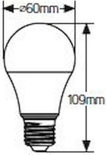 Geyer Λάμπα LED 11W για Ντουί E27 και Σχήμα A60 Θερμό Λευκό 1250lm