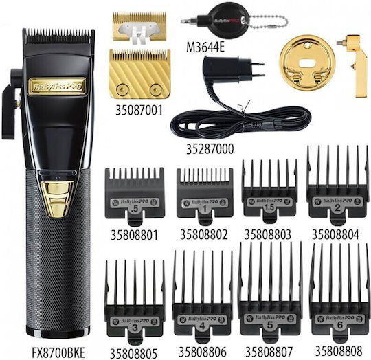 Babyliss Pro 4rtists FX Professional Rechargeable Hair Clipper Black FX8700BKE