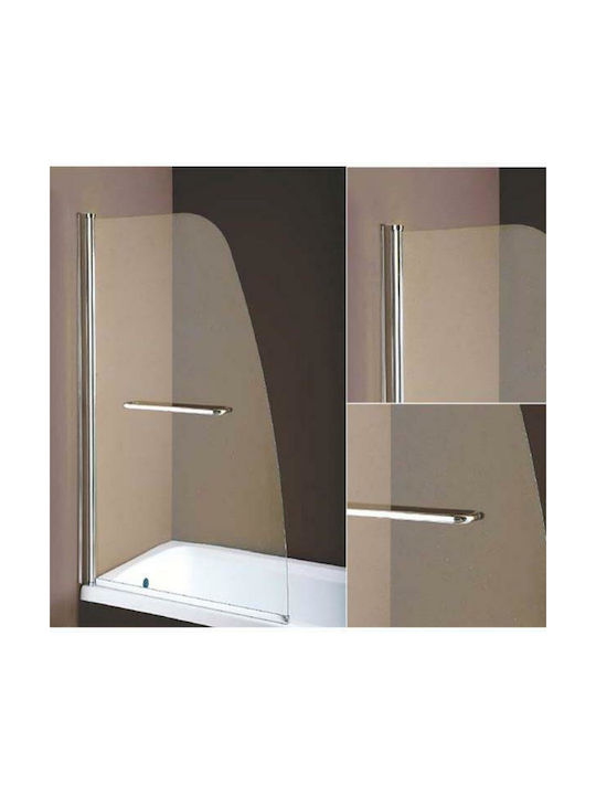 Karag M9 Διαχωριστικό Μπανιέρας 85x140cm Clear Glass