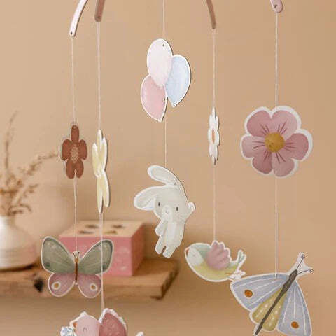 Little Dutch Мобиле Детско легло Flowers & Butterflies LD4769
