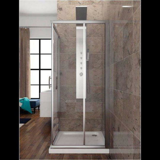Karag New Flora 100 Cabin for Shower with Sliding Door 70x110x180cm Clear Glass