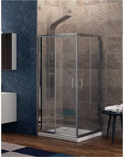 Karag New Flora 100 Cabin for Shower with Sliding Door 70x110x180cm Clear Glass