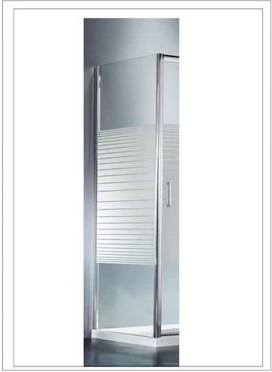 Starlet Side Panel Feste Seite für Dusche 77-79x180cm Streifen