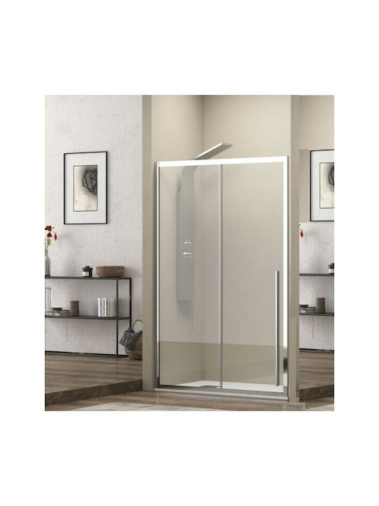 Karag Elysium 400 Διαχωριστικό Ντουζιέρας με Συρόμενη Πόρτα 150x200cm Clear Glass