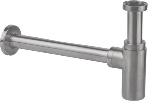 La Torre Elle Built-in Mixer & Spout Set for for Bathroom Sink 1 Exit Inox Inox Brushed