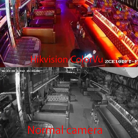 Hikvision DS-2CE72HFT-F CCTV Cameră de Supraveghere Full HD+ 5MP Rezistentă la apă cu Lentilă 2.8mm