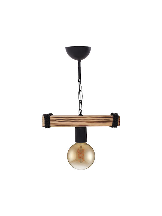 HomeMarkt Pendant Light Brown with Socket E27 15cm