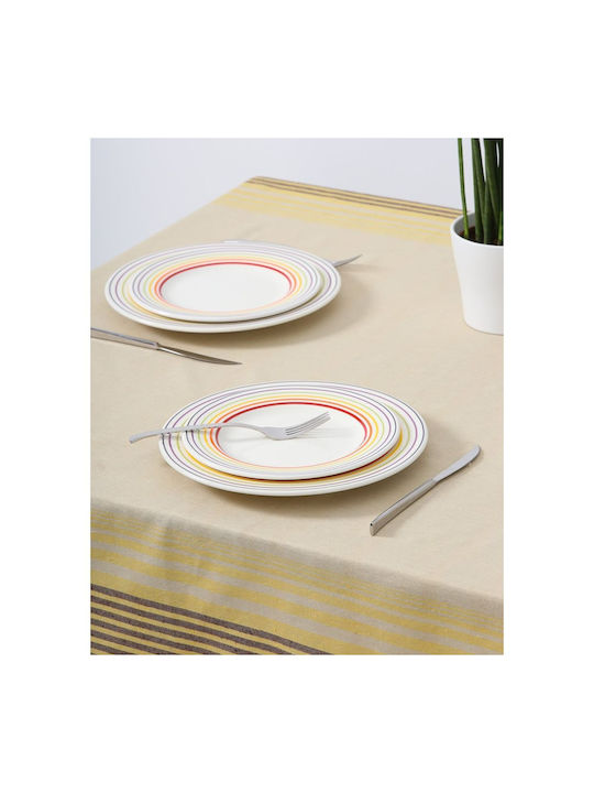 Pennie Stafili Εκρού Polyester Tablecloth Ecru 85x85cm